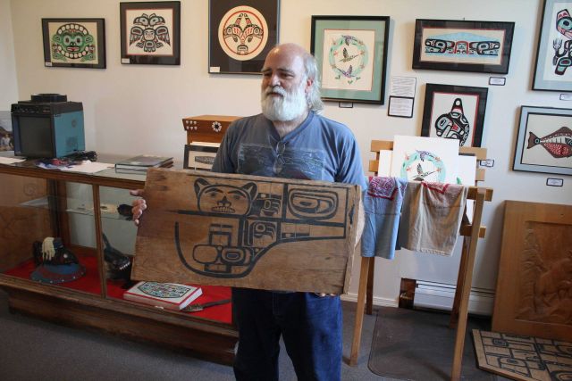 Lee Heinmiller at Alaska Indian Arts, Inc. Picture