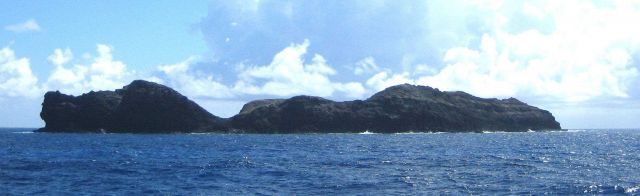 An offshore view of Necker Island Picture