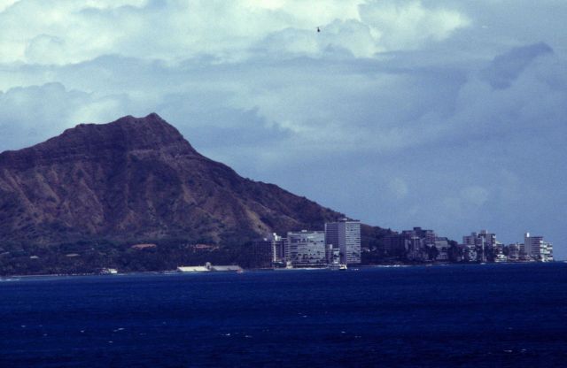 Diamondhead,a Honolulu icon. Picture