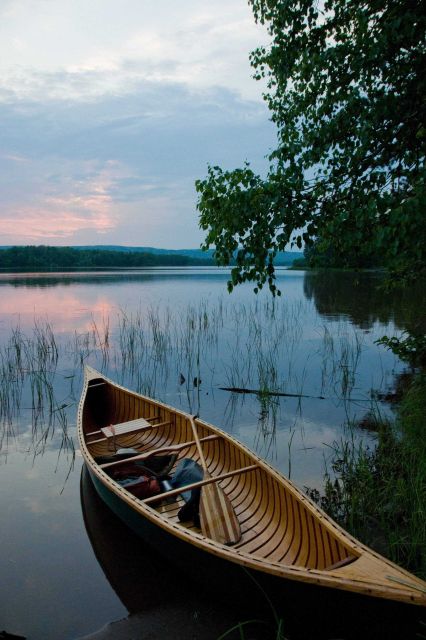 Canoeing in the serene waters of the St Picture
