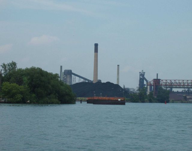 Industry along the Detroit River Picture