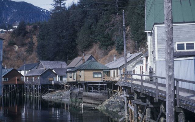 Creek Street in Ketchikan. Picture