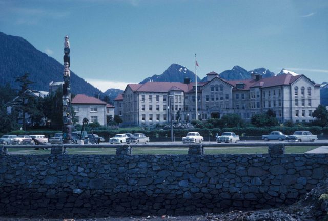 Sitka Pioneer Home, home for the indigent men and women of Alaska. Picture
