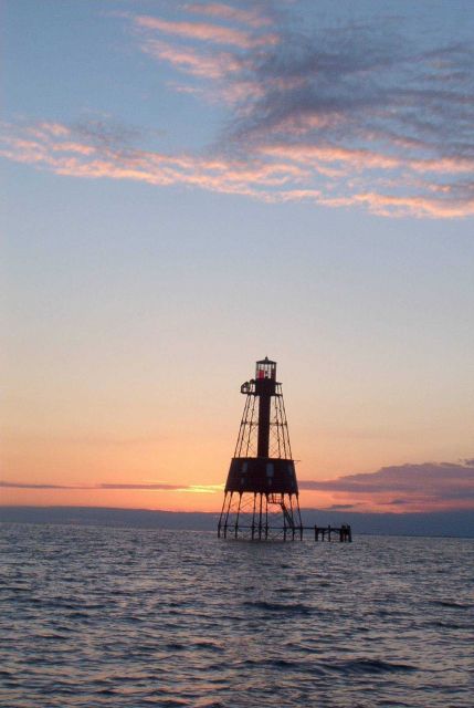 Carysfort Reef light at suset Picture
