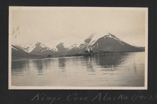 The pier and cannery at King Cove Alaska. Picture