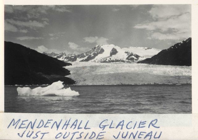 Mendenhall Glacier, just outside of Juneau at Auke Bay. Picture