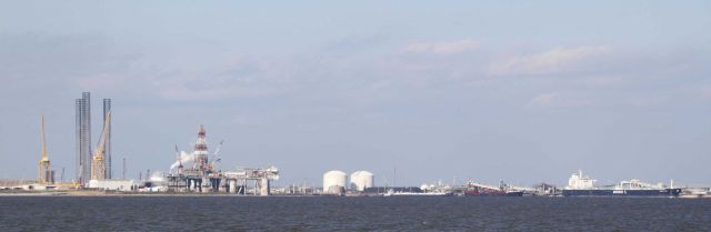 A view of part of the Port of Pascagoula. Picture