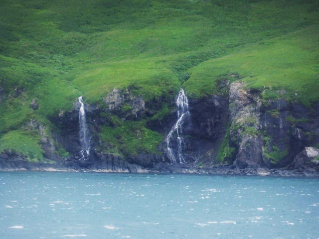 Forbidding shoreline of the Pavlof Islands Picture