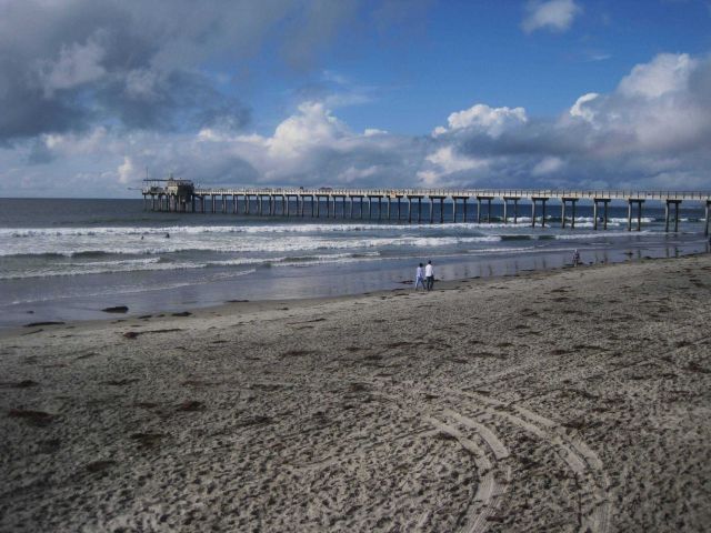 The research pier at Scripps Institution of Oceanography. Picture