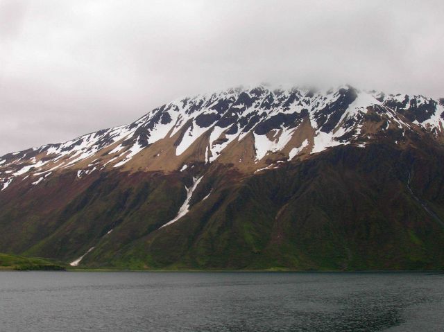 Cove on Kodiak Island used for calibrating acoustic gear. Picture