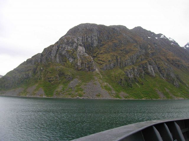 Cove on Kodiak Island used for calibrating acoustic gear. Picture