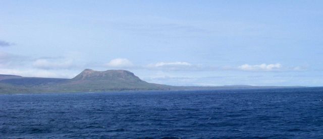 Aleutian Island coastal scenery. Picture