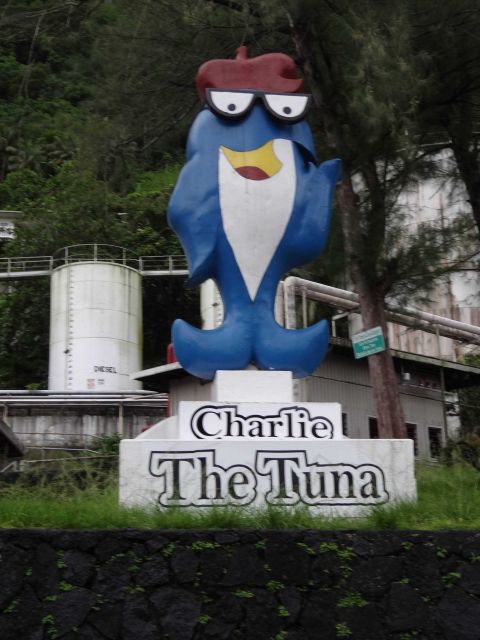 Charlie Tuna at the Star Kist tuna packing plant Picture