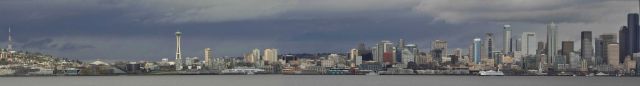 A magnificent panorama of the Seattle skyline Picture