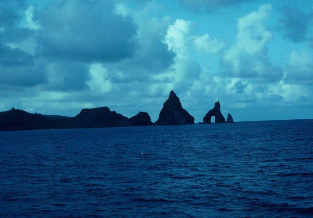 The arch at Pagan Island. Picture