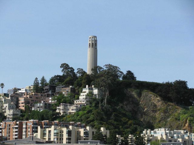 Coit Tower on Telegraph Hill. Picture