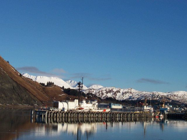 Coast Guard Base Kodiak. Picture
