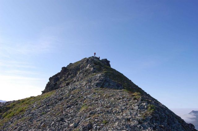 Scenes on a hike to Pyramid Mountain. Picture