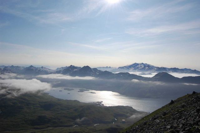 Scenes on a hike to Pyramid Mountain. Picture