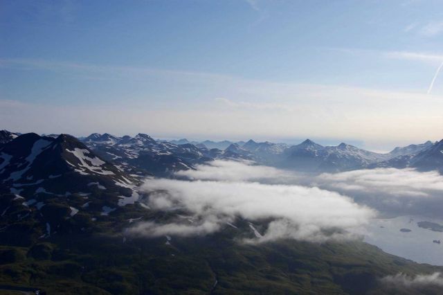 Scenes on a hike to Pyramid Mountain. Picture