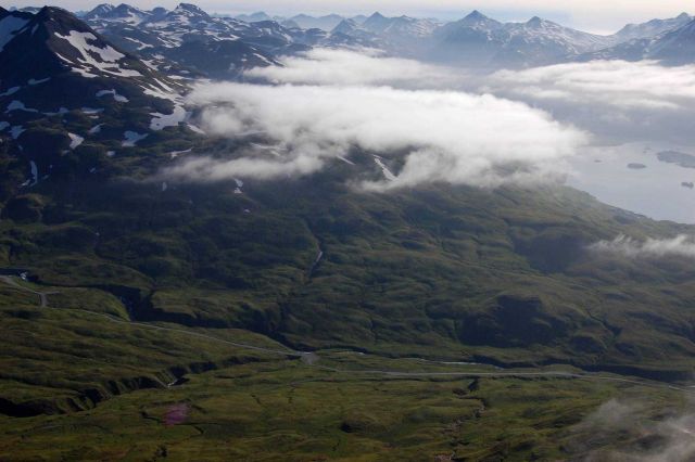 Scenes on a hike to Pyramid Mountain. Picture