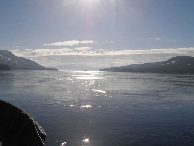 Sailing through Whale Pass on a glorious day Picture