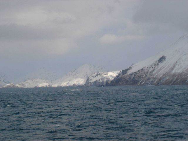 The forbidding north coast of Unalaska Island Picture