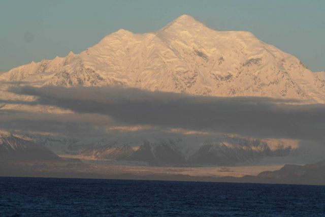 Mount Fairweather seen from the Gulf of Alaska. Picture