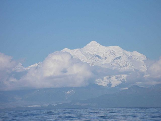 Mount Fairweather seen from the Gulf of Alaska. Picture