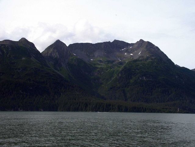 Glacial cirque in the mountains above Cordova Picture
