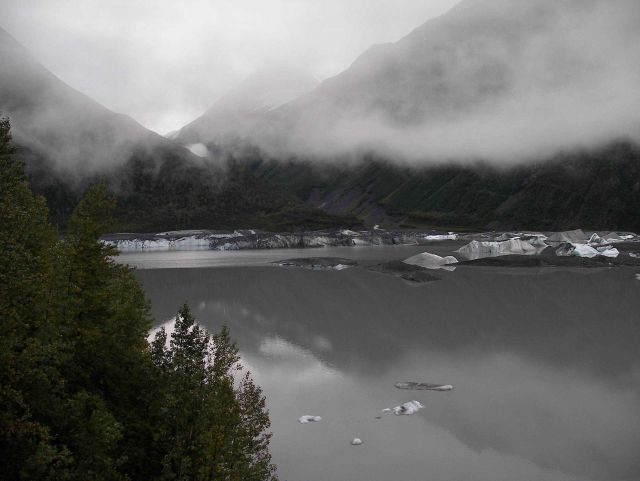 Terminus of Valdez Glacier. Picture