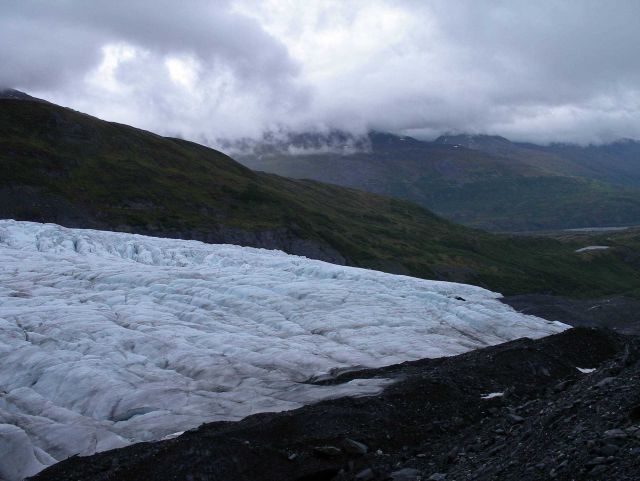 A view of Worthington Glacier. Picture