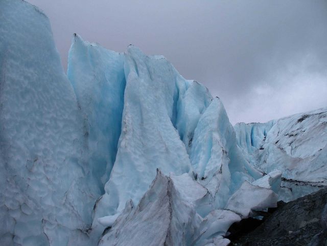 A view of Worthington Glacier. Picture