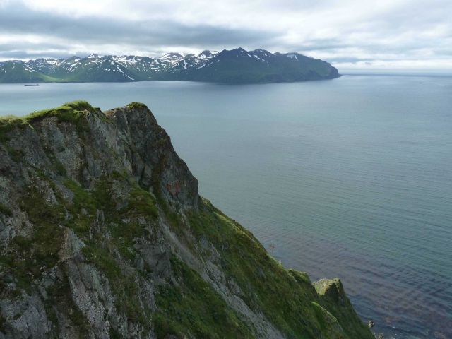 Looking across the entrance to Dutch Harbor. Picture