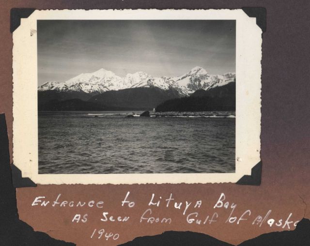 Lituya Bay entrance. Picture