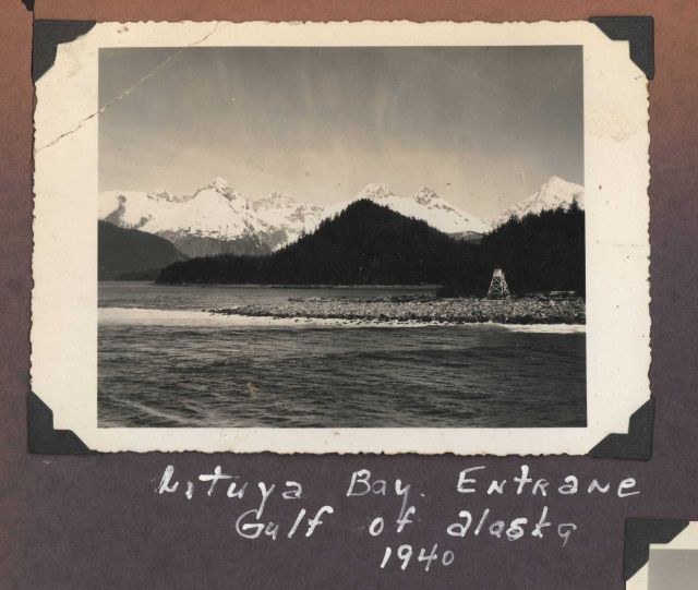 Lituya Bay entrance. Picture