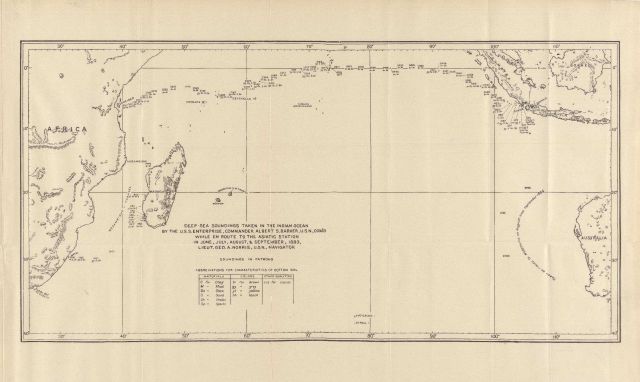 Track of the USS ENTERPRISE across the Indian Ocean Picture