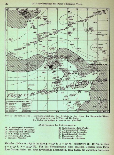 An attempt to understand the morphology of the Romanche Deep area, an area known today to be the location of a major fracture zone offsetting the Mid- Picture