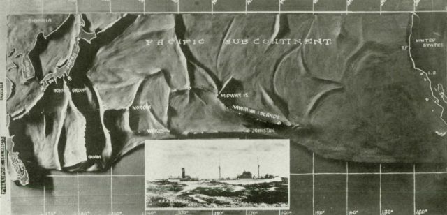 1938 3-D model of the North Pacific Ocean based on soundings taken by the USS RAMAPO during numerous crossings of the North Pacific Ocean Picture