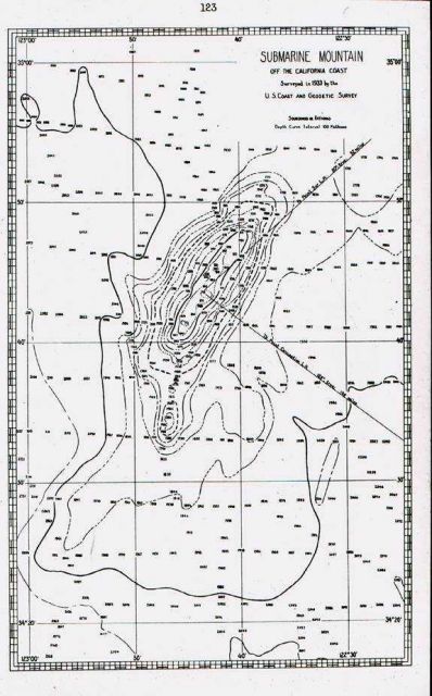 Davidson Seamount, the first undersea feature to be officially termed a seamount by the U.S Picture