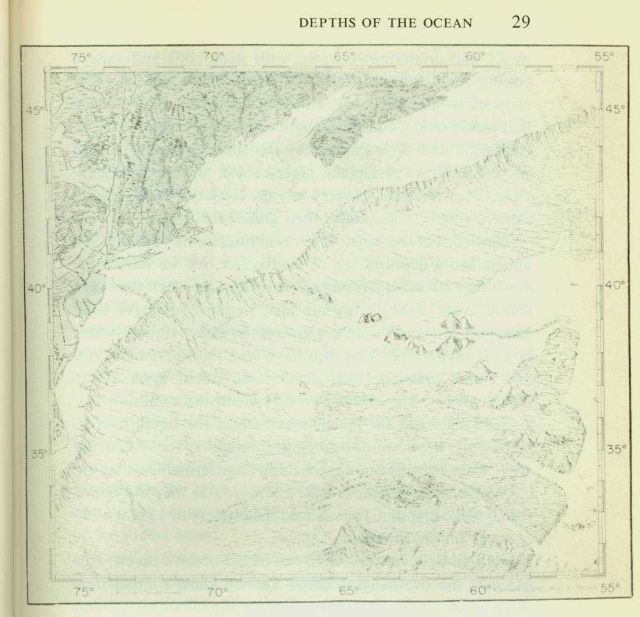 The prototype 3-D image of the seafloor developed by Heezen and Tharp Picture