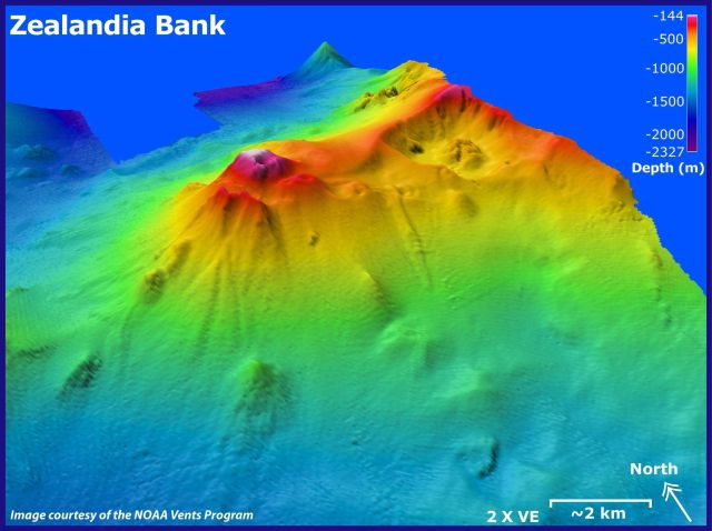 3-D view of Zealandia Bank. Picture