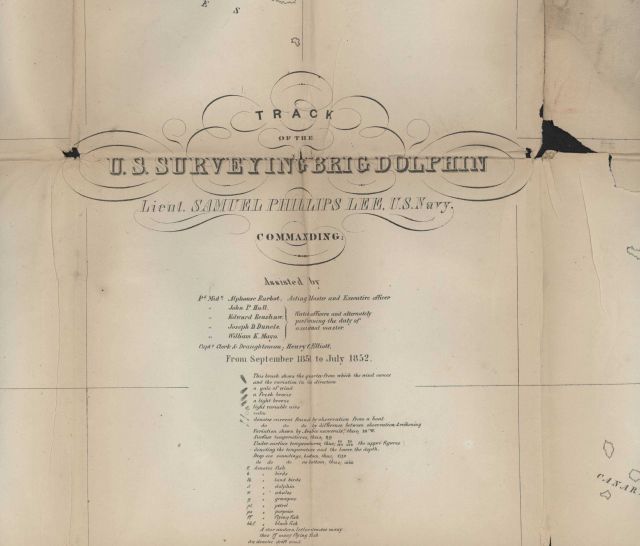 Track of the Surveying Brig DOLPHIN from September 1851 to July 1852 Picture