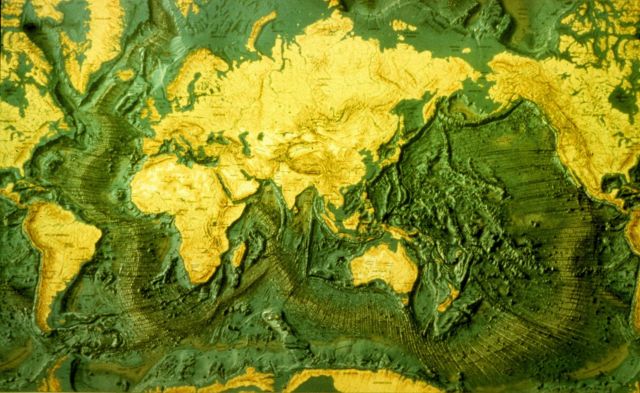 Heezen-Tharp map of the world ocean produced by the U Picture