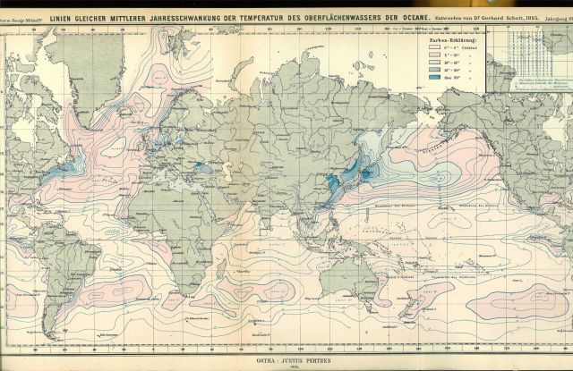 Temperature of surface waters of the ocean by Dr Picture