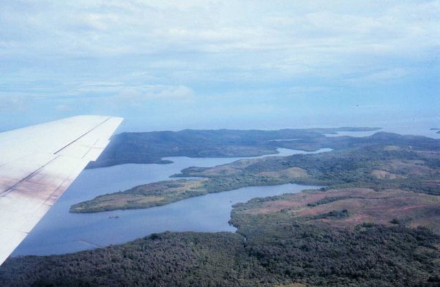 Yap from the air - a highly eroded volcanic island Picture