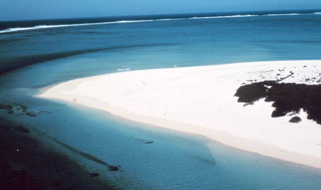 Aerial view of Midway Island Picture