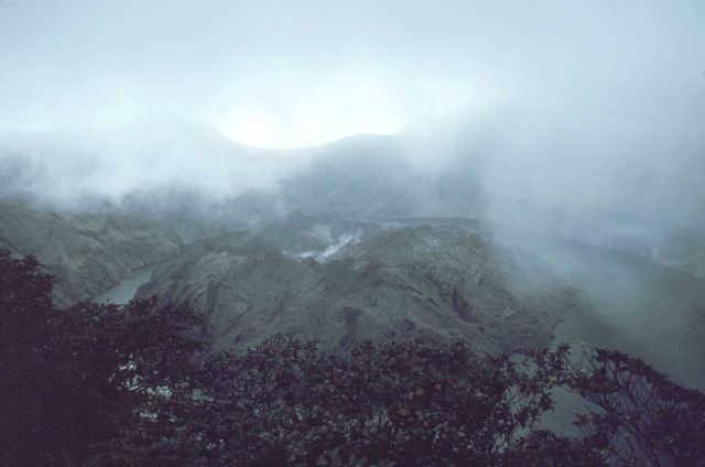 La Soufriere volcanic crater Picture