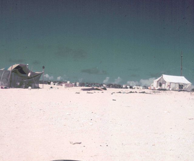 Biologists' camp on Laysan Island Picture