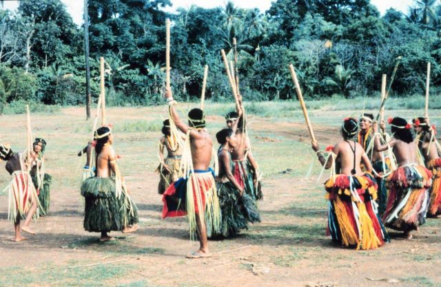 Traditional stick dance Picture